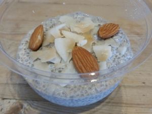 vanilla chia seed with almonds at So Pure in London