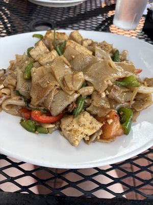Drunken noodles  at Thai Tanium in Gaithersburg
