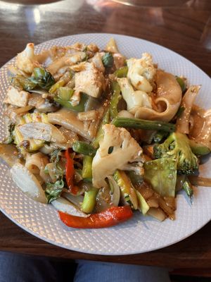 Drunken noodles with extra veggies this time around!  at Thai Tanium in Gaithersburg