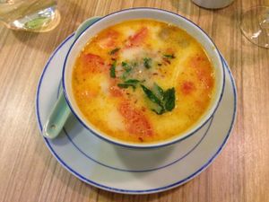 VégéSaveurs 2 - Potage thai au lait de coco at Vege Saveurs in Paris