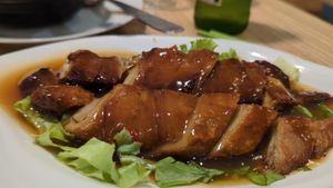 But this sauce was also very very tasty! A bit sweet + nice thick structure. at Vege Saveurs in Paris