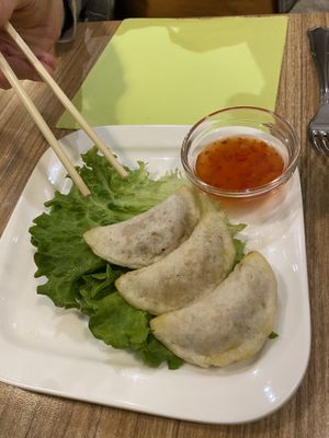Dumplings   at Vege Saveurs in Paris