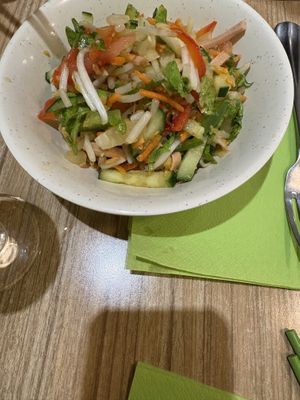 Salad (with pineapple)  at Vege Saveurs in Paris