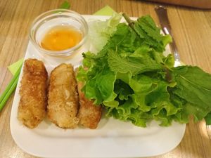 Nems at Vege Saveurs in Paris