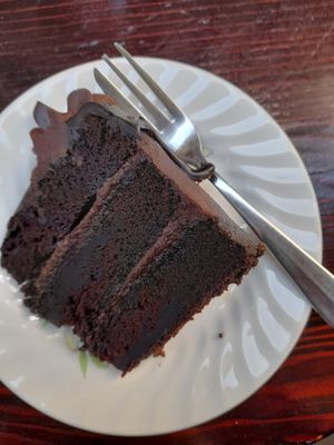 Death by chocolate at Veggie Vie in Adelaide