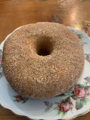 Cinnamon donut. Tasty    at Veggie Vie in Adelaide