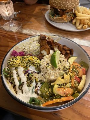 Goodness bowl  at Veggie Vie in Adelaide