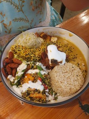 Nourish bowl at Veggie Vie in Adelaide