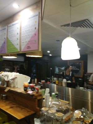 In the shop at Veggie Vie in Adelaide