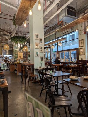 Inside at Veggie Vie in Adelaide