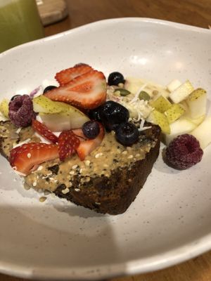 Banana bread  at Veggie Vie in Adelaide