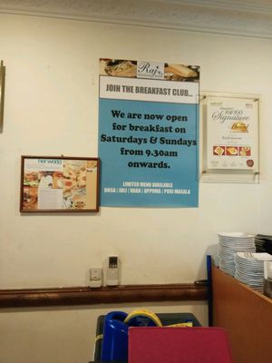 breakfast on weekends at Raj Restaurant - Farrer Park in Central Singapore