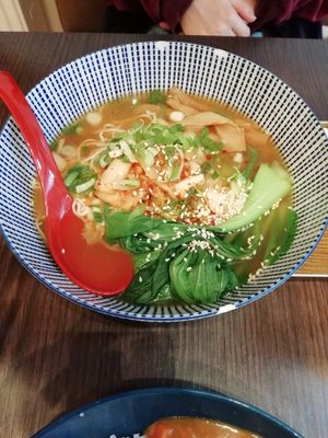 Vegane Kimchi-Ramen-Suppe at Chibiya in Trier