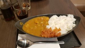 Vegan curry rice medium size at Chibiya in Trier
