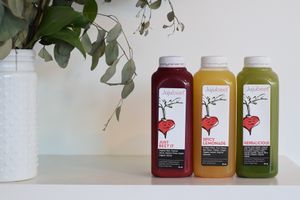 Cold-pressed juice at Jujubeet - Washington Square in Bellevue