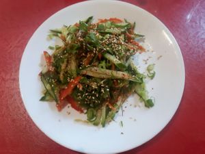 seaweed salad at Wei's Noodle House in Ottawa