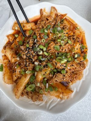 TteokBokki with Chik’n - Vegan  at Wei's Noodle House in Ottawa