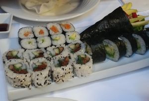 the sushi dish i got! at Teppan in Porto