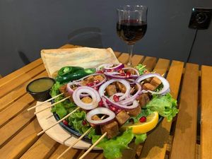  at Kiwi Vegan Cafe in Tbilisi