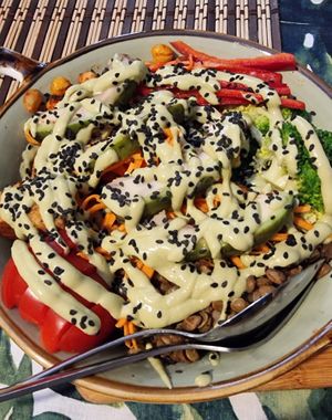  at Kiwi Vegan Cafe in Tbilisi