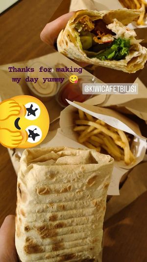  at Kiwi Vegan Cafe in Tbilisi