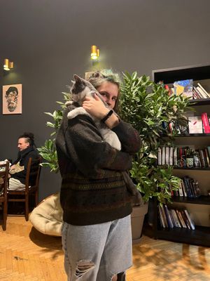   at Kiwi Vegan Cafe in Tbilisi