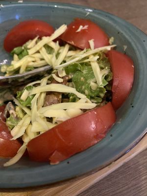 Vegan cesar salad - v yummy  at Kiwi Vegan Cafe in Tbilisi