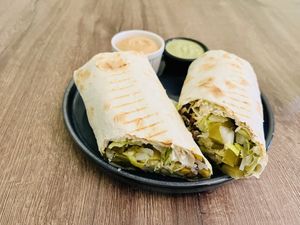 Burrito  at Kiwi Vegan Cafe in Tbilisi