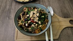   at Kiwi Vegan Cafe in Tbilisi