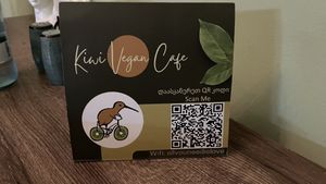   at Kiwi Vegan Cafe in Tbilisi