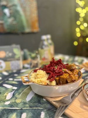   at Kiwi Vegan Cafe in Tbilisi