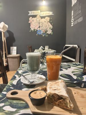   at Kiwi Vegan Cafe in Tbilisi