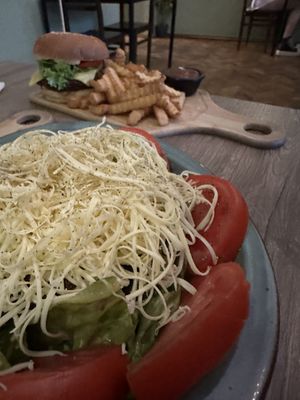 Caesar salad  at Kiwi Vegan Cafe in Tbilisi