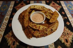 Mexican Potatoes at Kiwi Vegan Cafe in Tbilisi