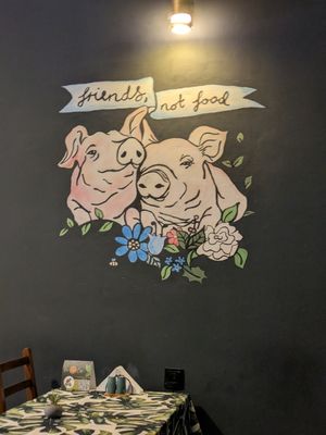 💜 at Kiwi Vegan Cafe in Tbilisi