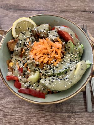   at Kiwi Vegan Cafe in Tbilisi