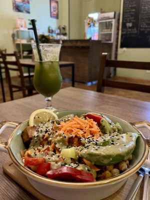   at Kiwi Vegan Cafe in Tbilisi