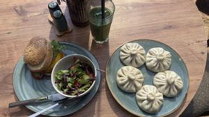   at Kiwi Vegan Cafe in Tbilisi