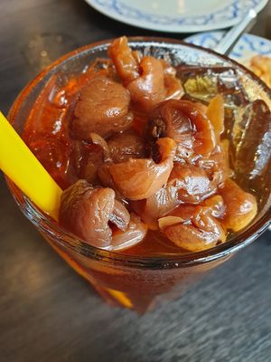 Plum juice at Baan Ying in Samut Prakan