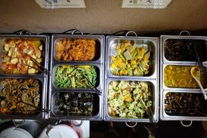 amazing food!  at CS Vegan in Hong Kong Island