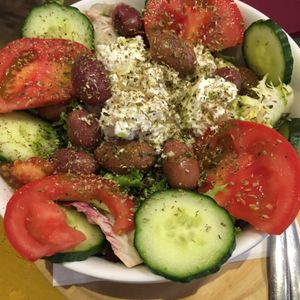 Greek Salad at Casa Griega in Barcelona