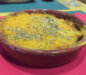 vegan lasagne  at Casa Griega in Barcelona