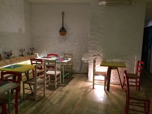 inside at Casa Griega in Barcelona