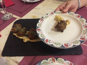 AMAZING croquettes  at Casa Griega in Barcelona