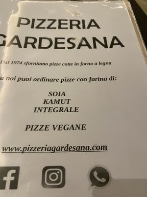 Tipi di impasto at Pizzeria Gardesana in Bussolengo