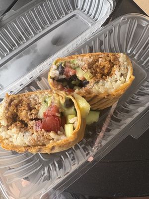 Southwestern wrap was amazing 10/10  at Wild Alchemy in Wallingford