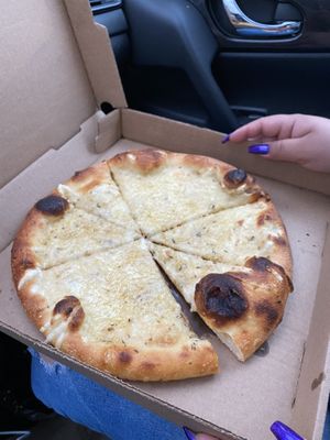 Vegan White Pizza. at Triangle Tavern in Philadelphia