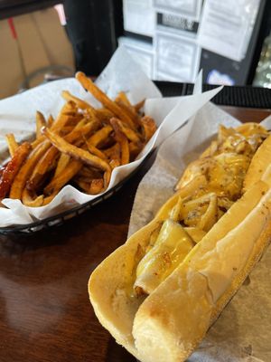 Vegan Cheesesteak  at Triangle Tavern in Philadelphia