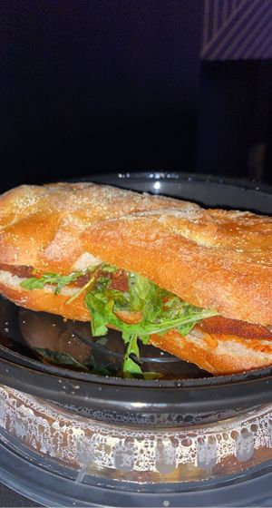 Vegan Chicken Parmesan Sandwich.  at Triangle Tavern in Philadelphia