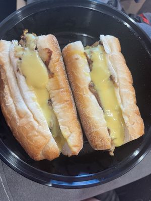 vegan cheesesteak   at Triangle Tavern in Philadelphia